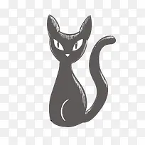 素描黑猫