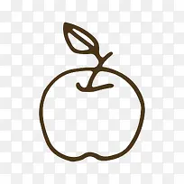 手绘食物苹果