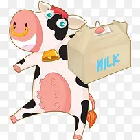 奶牛送鲜牛奶