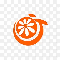 橙色橘子logo