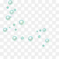 绿色 泡沫气泡