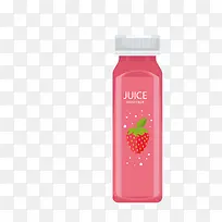 粉色草莓果汁