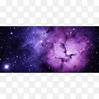 梦幻紫色星空