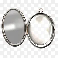 灰色金属镜子