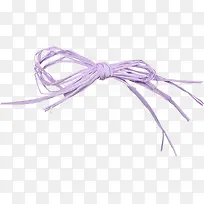 紫色简约丝带