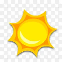 太阳图标卡通太阳图标