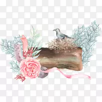 下载象素鸟花分行