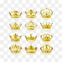 英国的皇冠宝石，普通插图，原图摄影.高贵而美丽的金制皇冠