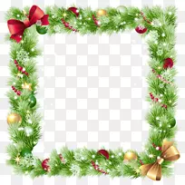 方形圣诞边框