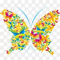 海报图案设计-蝴蝶