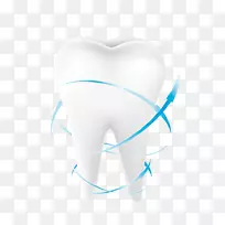 人类牙齿图标-白色牙齿