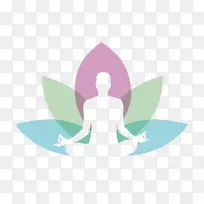 萨哈嘉瑜伽标志冥想-兰花是指冥想。