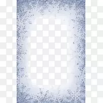 圣诞节光栅图形剪辑艺术-圣诞节白色边框