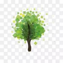树招投标图三基春霞花园酒店-创意绿树