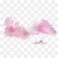 粉红云-粉红墨水云