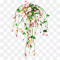 花型设计郁金香悬挂郁金香插花