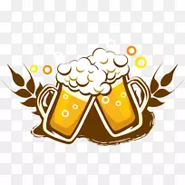 生啤酒酒瓶-啤酒标志设计