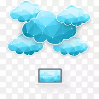 云计算计算机云计算多边形