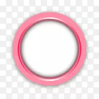 圆形图案-ppt元素粉红圆