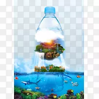 矿泉水瓶装水矿泉水广告