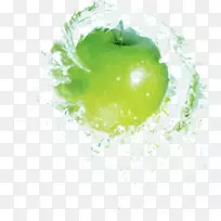 苹果高清视频墙纸-绿色苹果