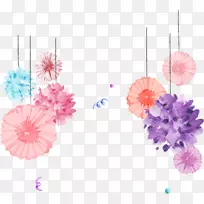 水彩画下载-手绘水彩花饰