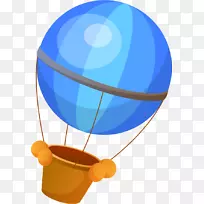 气球土坯插图-热气球
