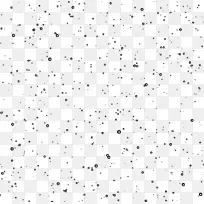 黑白点角图案-冬雪花创意