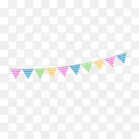 生日图标-生日晚会装饰挂旗png