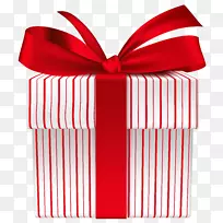 礼品色带红色产品-带红色蝴蝶结的礼品盒