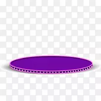 紫色图案-紫色圆桌
