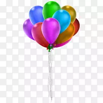 气球剪贴画-气球束透明PNG剪贴画图像