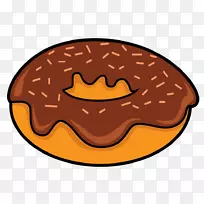 甜甜圈面包店卡通巧克力剪辑艺术-甜甜圈PNG