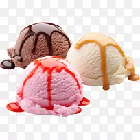 巧克力冰淇淋奶昔软糖冰淇淋PNG图片