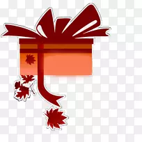 圣诞礼物-礼品盒，礼品贴纸