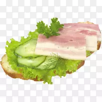 汉堡俱乐部三明治法式蘸早餐滑块三明治PNG图片
