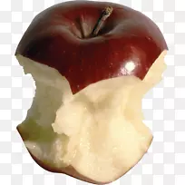 苹果剪贴画-苹果咬掉PNG