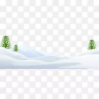 冬雪品牌-白雪皑皑地与树木攀缘形象