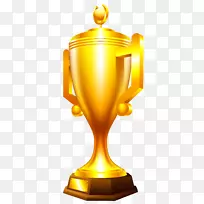 2017年CONCAF金杯奖杯剪贴画-透明金杯奖杯图片