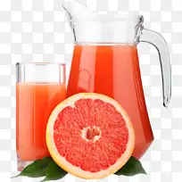 橙汁奶昔早餐葡萄柚汁-果汁PNG图像