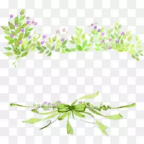 简单贺卡彩带花