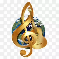地球乐音.音符和地球