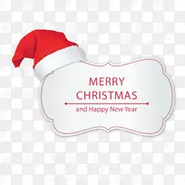圣诞贺卡圣诞快乐与宾克罗斯比，猫王普雷斯利，弗兰克辛纳特拉和多丽丝日-圣诞帽标签海报载体材料