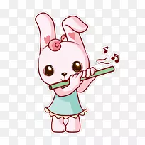 迪兹卡通小笛兔