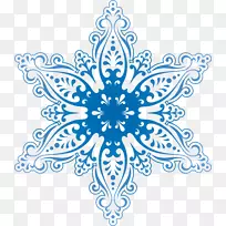 雪花剪贴画-雪花PNG图像