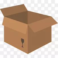 搬运机纸板箱包装和标签纸箱.包装纸箱，货物纸箱
