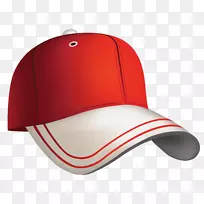 棒球帽夹艺术.红色棒球帽夹