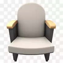 沙发俱乐部椅-透明座椅