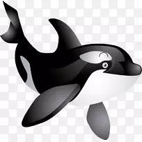 海豚版税-免费剪贴画-鲸鱼PNG