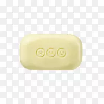 黄色产品设计-肥皂PNG